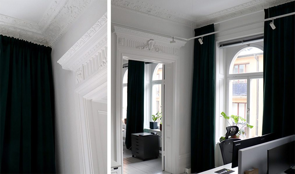Gardiner & draperier till Xeamit AB.